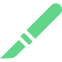 Ícone de bisturi - Cirurgia Veterinária